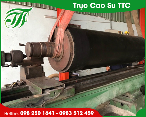 Trục cao su ngành xeo giấy